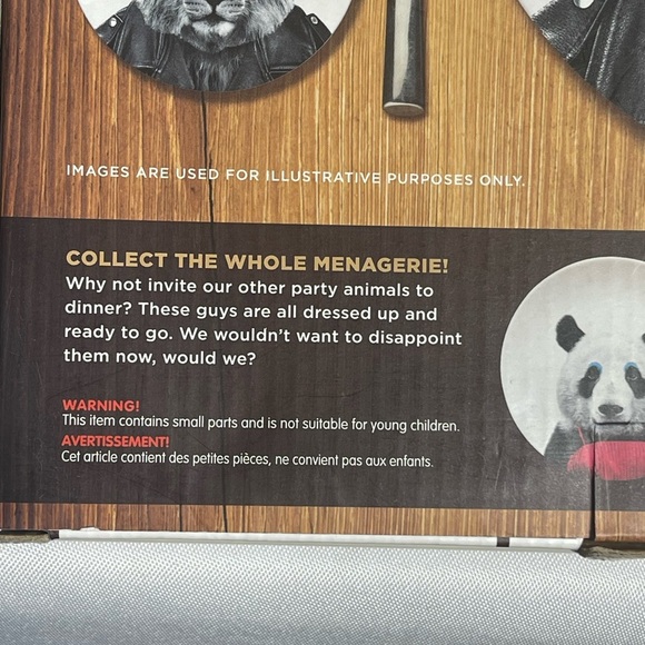 Wild Dining Larry Lion Plate NIB Unique Gift Fun Dining Kitchen Humor Collection - Picture 4 of 13